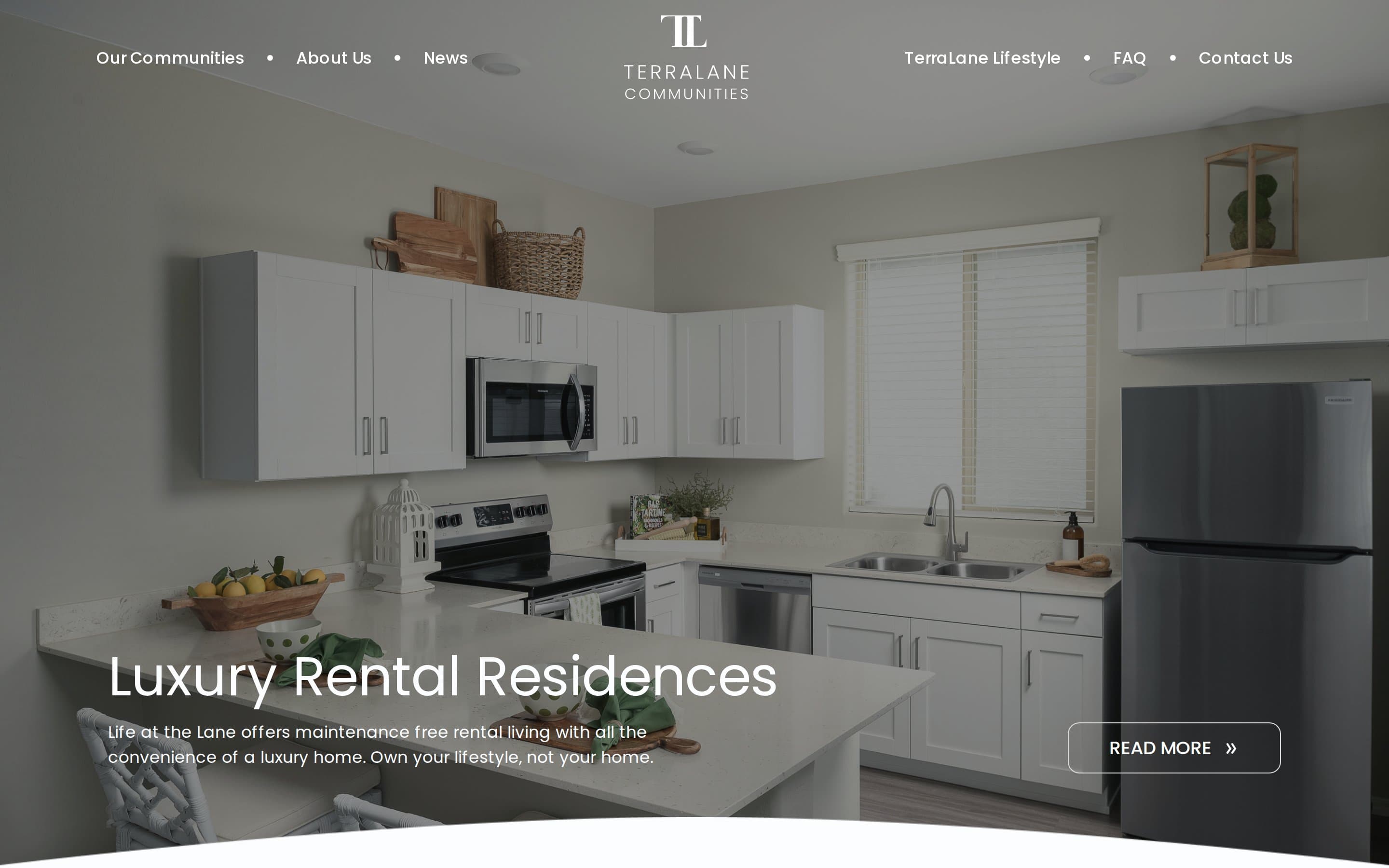 TerraLane Communities website